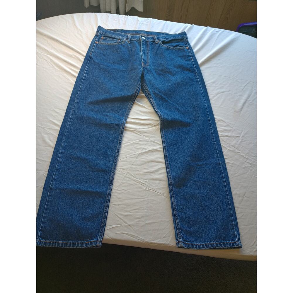 Levi Strauss Signature Men's Medium‎ Wash Boot Cut Jeans, Size W38, L32.